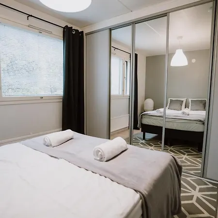 Lägenhet Spacious Two-room With Sauna And Private Parking Space Villmanstrand